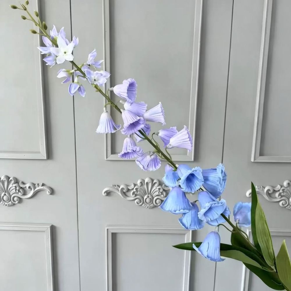 Blaue Seiden-Blumen, realistis – Florist Flower Supply Bewertung und Preis