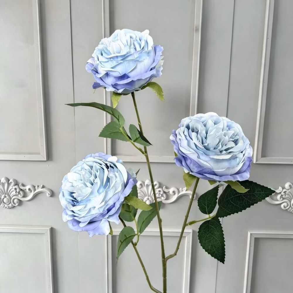 Blaue Seiden-Blumen, realistis – Florist Flower Supply Bewertung und Preis