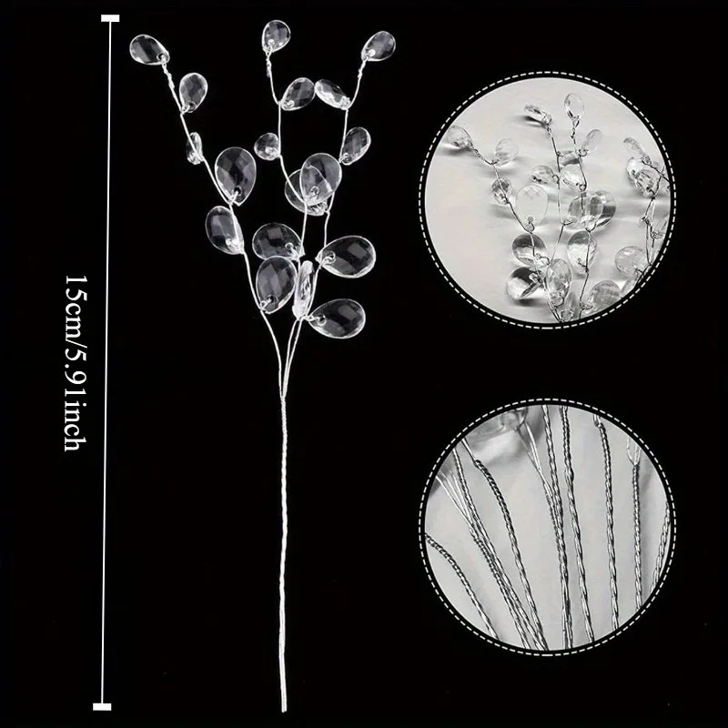10/20 Stück Acrylperlen-Blumen – Florist Supply Bulk Bewertung und Preis